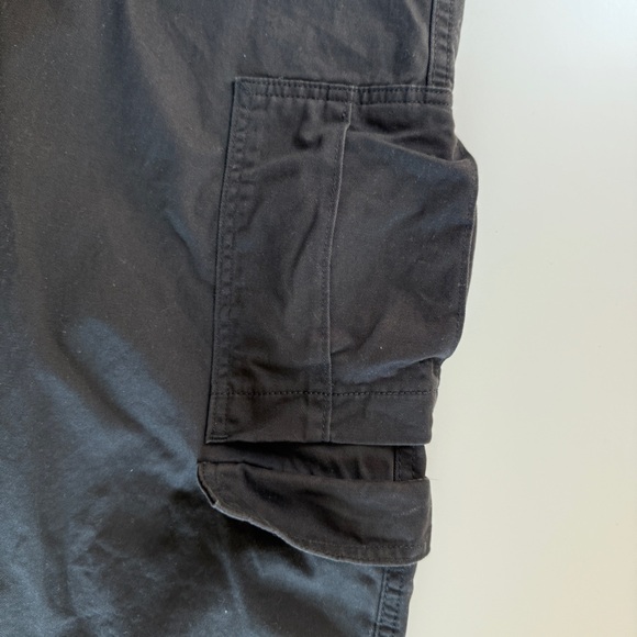 Levi’s 94 Baggy Cargo Pants Black Wide Leg Women’s 27 Cotton 90s - Picture 11 of 14